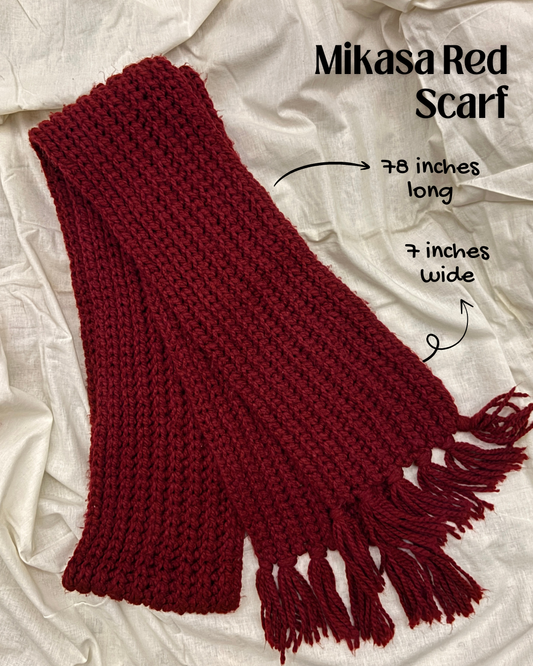 Mikasa Red Scarf