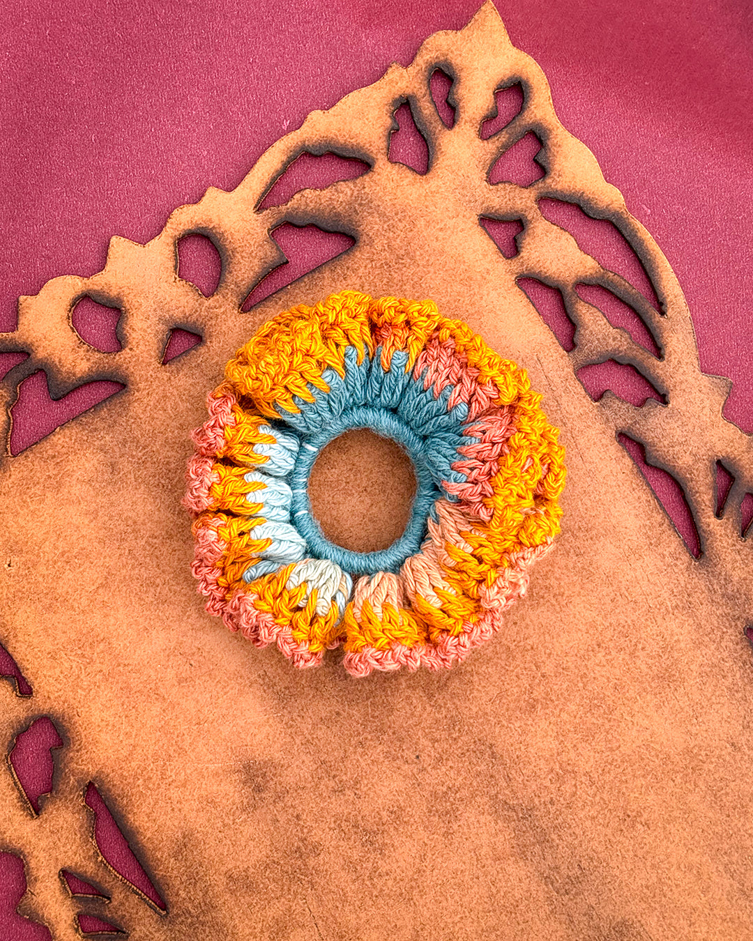 Max Crochet Scrunchie | Cotton Hair Accessory